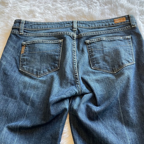 Paige Robertson mid rise relaxed wide leg jeans - Picture 7 of 11